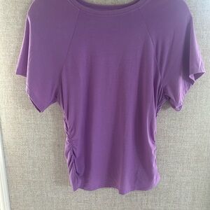 Athleta Purple Short Sleeve Tee